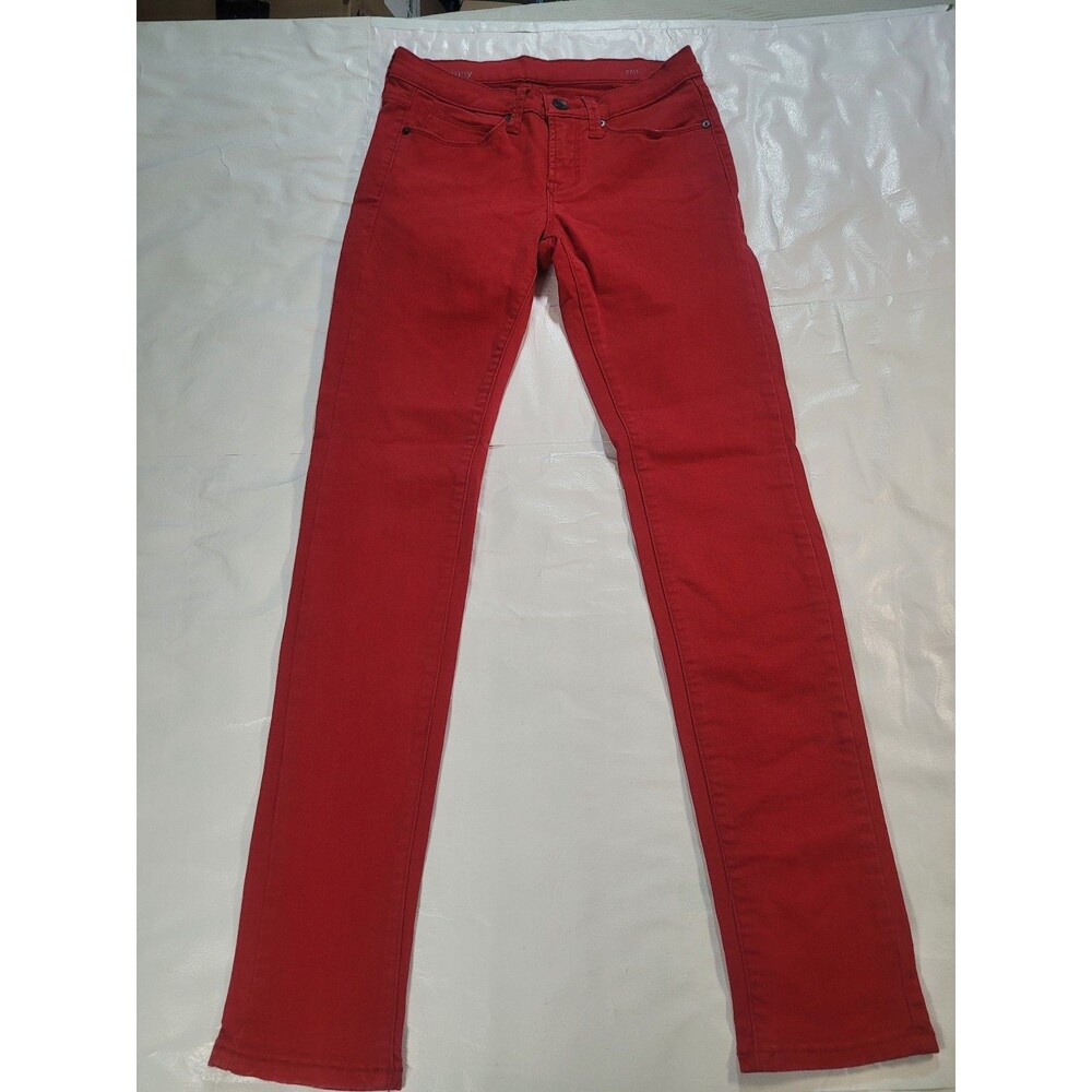 JCP Red Jeans / Pants Size 28 measured at 31...    #P